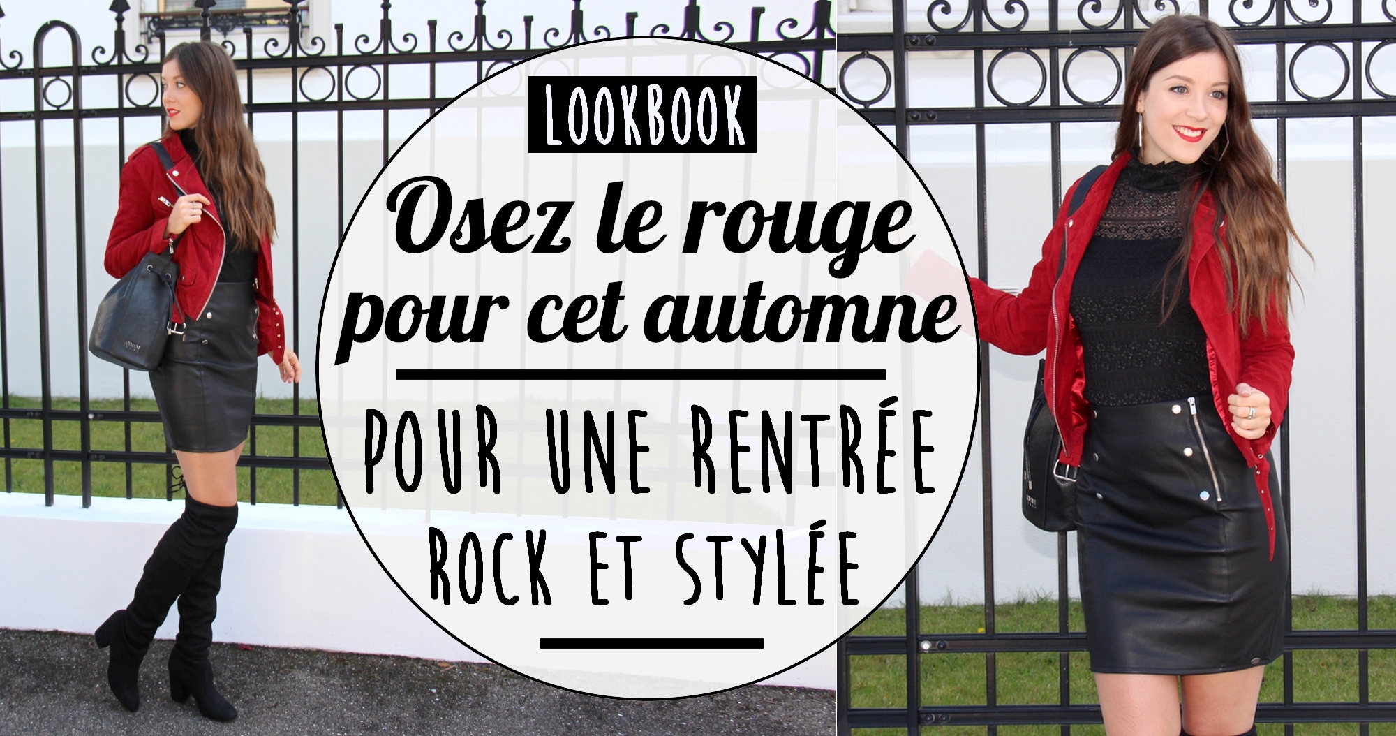 Lookbook : Osez le perfecto rouge cet automne