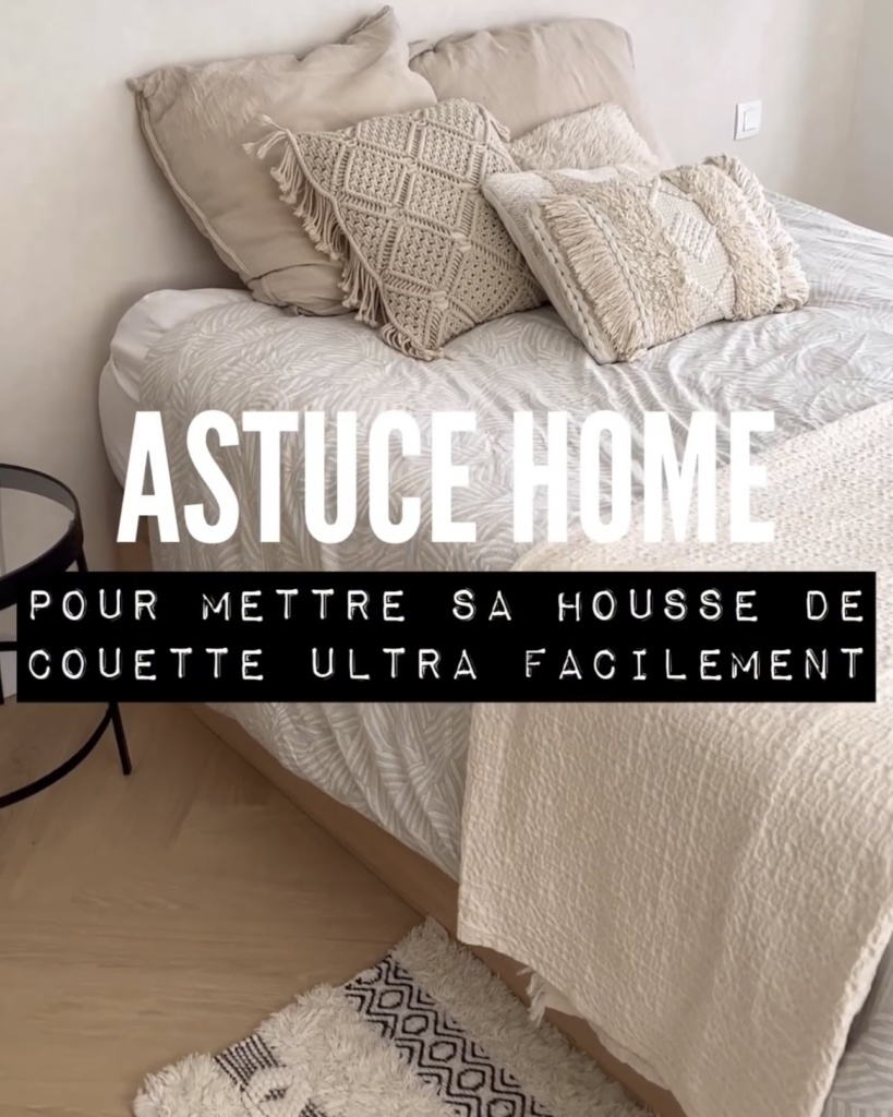 astuces pour sa chambre à coucher changer les draps facilement et rapidement